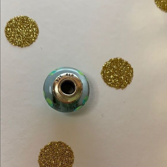 PANDORA Murano Glass Charm Authentic Flowers - Picture 9 of 9